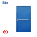 American style 180 mins fire rating commercial hollow metal door with lite kit